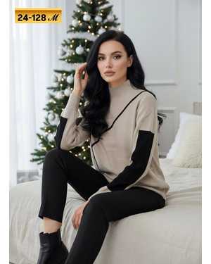 СВИТЕР ТКАНЬ КАШМИР ФАБРИЧНЫЙ