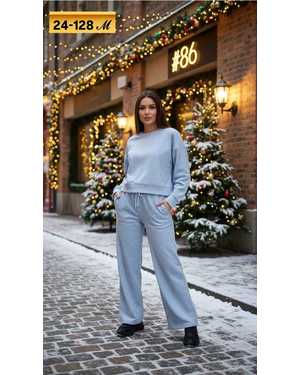 ЖЕНСКИЙ КОСТЮМ ДВОЙКА ТКАНЬ ТКАНЬ НА ФЛИСЕ С НАЧЁСОМ