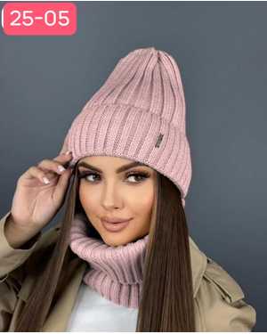 ШАПКА И СНУД ОТ 8 ДО ВЗРОСЛЫЙ РАЗМЕР: ЕДИНЫЙ ХЛОПОК СЕЗОН ЗИМА