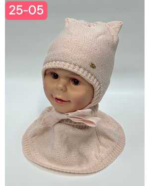 ШАПКА И СНУД ОТ 1 ДО 2 ЛЕТ РАЗМЕР: ЕДИНЫЙ ОТ 1-2 ГОДА ШЕРСТЬ СЕЗОН ЗИМА