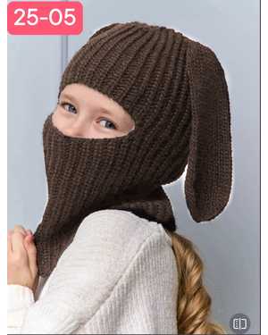 ШАПКА И СНУД ОТ 3 ДО 8 ЛЕТ РАЗМЕР: ЕДИНЫЙ ОТ 3 ДО 8 ЛЕТ 30% ШЕРСТЬ, 70% АКРИЛ СЕЗОН ЗИМА