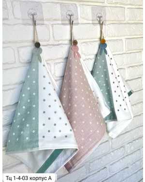 Полотенце Лён махра. Размер: 25*50см. В упаковке 12шт разные цвета