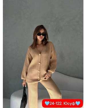 ЖЕНСКИЙ КОСТЮМ ДВОЙКА ТКАНЬ ВЯЗАНИЕ
