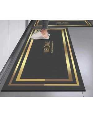 Нескользящий Быстросохнущий коврик Комплект 2 штуки Размер 40на120см Размер 40на60см