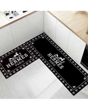 Нескользящий Быстросохнущий коврик Комплект 2 штуки Размер 40на120см Размер 40на60см