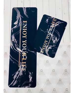 Нескользящий Быстросохнущий коврик Комплект 2 штуки Размер 40на120см Размер 40на60см