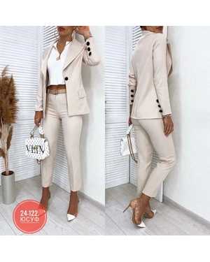 ЖЕНСКИЙ КОСТЮМ ДВОЙКА ТКАНЬ БАРБИ С ПОДКЛАДКИ