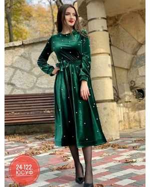 ПЛАТЬЕ ТКАНЬ ВЕЛЮР