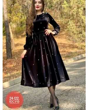 ПЛАТЬЕ ТКАНЬ ВЕЛЮР