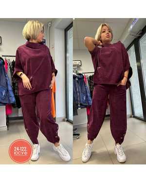 ЖЕНСКИЙ КОСТЮМ ДВОЙКА ТКАНЬ ВЕЛЬВЕТ