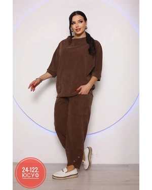 ЖЕНСКИЙ КОСТЮМ ДВОЙКА ТКАНЬ ВЕЛЬВЕТ