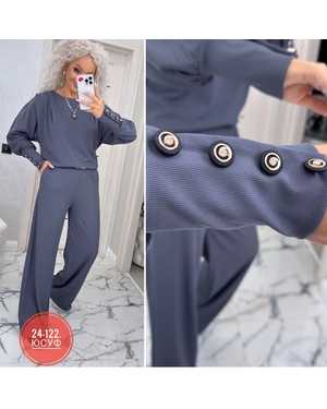 ЖЕНСКИЙ КОСТЮМ ДВОЙКА ТКАНЬ ЛАПША