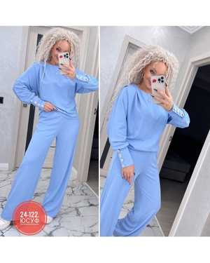 ЖЕНСКИЙ КОСТЮМ ДВОЙКА ТКАНЬ ЛАПША