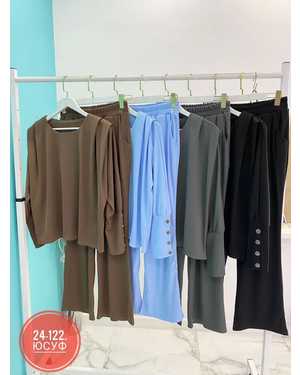 ЖЕНСКИЙ КОСТЮМ ДВОЙКА ТКАНЬ ЛАПША