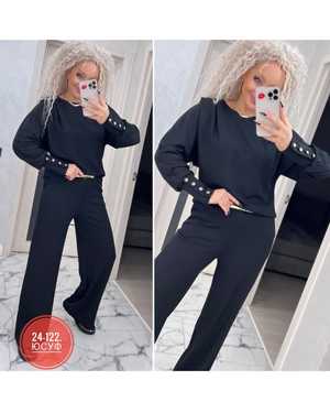 ЖЕНСКИЙ КОСТЮМ ДВОЙКА ТКАНЬ ЛАПША