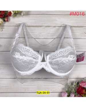Женский Бюстгальтер из кружева и двойные бретели. На каркасах, без поролона