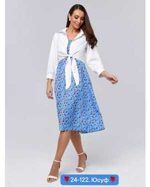 РУБАШКА ТКАНЬ КОФТА ЛАЙТ, ПЛАТЯ ПРАДА