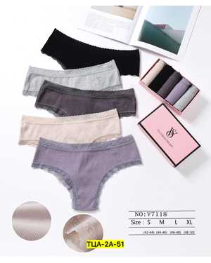 Женские трусики. В упаковке 5 шт один размер разные цвета