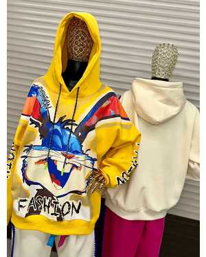 ТОЛСТОВКА ТКАНЬ 95% СОТОН + 5% ПОЛИЭСТЕР