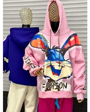 ТОЛСТОВКА ТКАНЬ 95% СОТОН + 5% ПОЛИЭСТЕР