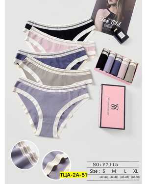 Женские трусики. В упаковке 5 шт один размер разные цвета