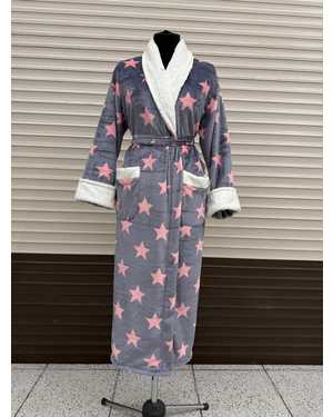 ХАЛАТ В РАЗМЕР ТКАНЬ ХОРОШИЙ КАЧЕСТВО ТЁПЛЫЙ