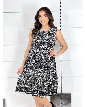 САРАФАН В РАЗМЕР ТКАНЬ ШТАПЕЛЬ