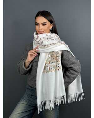 ПАЛАНТИН СОСТАВ: 65% КАШЕМИР 35% ШЕЛК РАЗМЕР: 70*190 CM