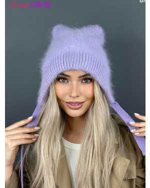 ШАПКА ОТ 8 ДО 109 ЛЕТ РАЗМЕР: ЕДИНЫЙ 80 % АНГОРА, 5 % АКРИЛ, 15 % ШЕРСТЬ