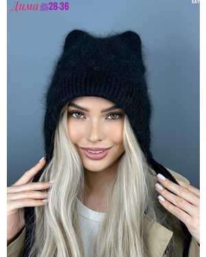 ШАПКА ОТ 8 ДО 109 ЛЕТ РАЗМЕР: ЕДИНЫЙ 80 % АНГОРА, 5 % АКРИЛ, 15 % ШЕРСТЬ