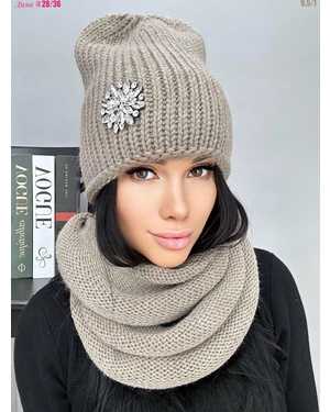 ШАПКА ДВОЙНАЯ С ХОМУТОМ ОТ 8 ДО 81 ЛЕТ РАЗМЕР: ОТ 8 ЛЕТ ДО 81 ЛЕТ 70% ШЕРСТЬ, 30% АКРИЛ СЕЗОН ЗИМА