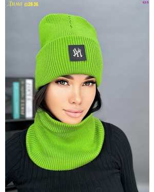 ШАПКА ДВОЙНАЯ + СНУД ОТ 8 ДО 108 ЛЕТ РАЗМЕР: ЕДИНЫЙ 70% ШЕРСТЬ, 30% АКРИЛ СЕЗОН ЗИМА