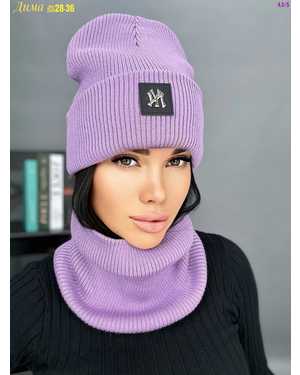 ШАПКА ДВОЙНАЯ + СНУД ОТ 8 ДО 108 ЛЕТ РАЗМЕР: ЕДИНЫЙ 70% ШЕРСТЬ, 30% АКРИЛ СЕЗОН ЗИМА