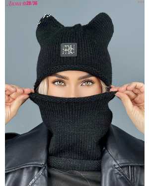 ШАПКА РАЗМЕР: ЕДИНЫЙ 70 % ШЕРСТЬ, 30 % АКРИЛ