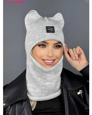 ШАПКА РАЗМЕР: ЕДИНЫЙ 70 % ШЕРСТЬ, 30 % АКРИЛ