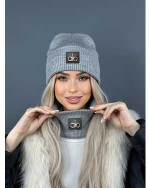 ШАПКА ДВОЙНАЯ + СНУД ОТ 8 ДО 108 ЛЕТ РАЗМЕР: ЕДИНЫЙ 70% ШЕРСТЬ, 30% АКРИЛ СЕЗОН ЗИМА