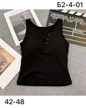 Женская майка с тонким поролоном