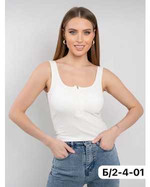 Женская майка с тонким поролоном