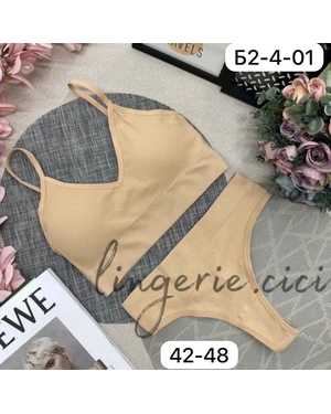 Женский комплект нижнего белья Топ + стриги