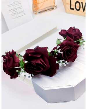 Ободок для волос с цветами розы