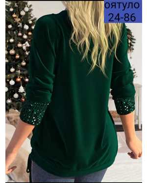 КОФТА ТКАНЬ КРЕП+ПАЙЕТКА