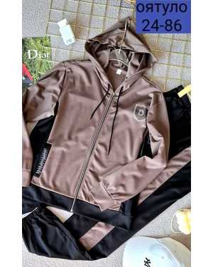 ЖЕНСКИЙ КОСТЮМ ДВОЙКА ТКАНЬ ТРИКОТАЖ