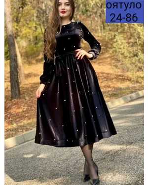 ПЛАТЬЕ ТКАНЬ ВЕЛЮР