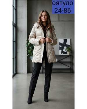 УТЕПЛЁННЫЙ КУРТКА ТКАНЬ ХОЛОФАЙБЕР