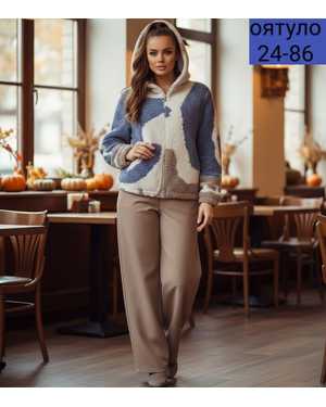 ЖЕНСКИЙ КОСТЮМ ДВОЙКА ТКАНЬ ЛАПША