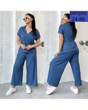 ЖЕНСКИЙ КОСТЮМ ДВОЙКА ТКАНЬ ЛАПША