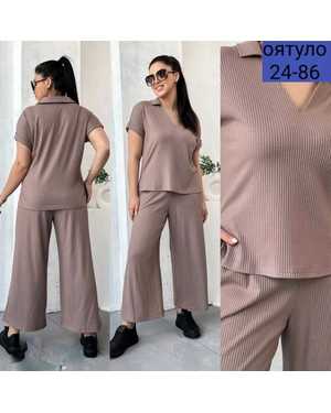 ЖЕНСКИЙ КОСТЮМ ДВОЙКА ТКАНЬ ЛАПША