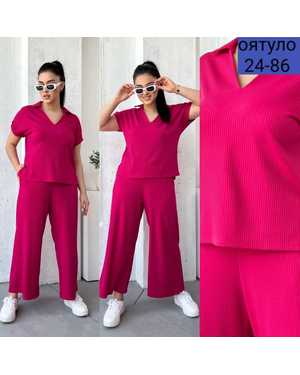 ЖЕНСКИЙ КОСТЮМ ДВОЙКА ТКАНЬ ЛАПША