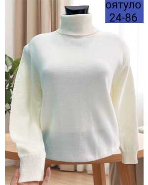 СВИТЕР ТКАНЬ ЛАПША КАШЕМИР (ВЯЗКА)