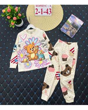 ПИЖАМА ТКАНЬ С НАЧЁСОМ